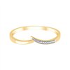 Bague toi et moi diamant en or 9 carats