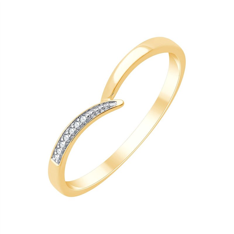 Bague toi et moi diamant en or 9 carats