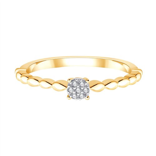 Bague diamant en or 9 carats