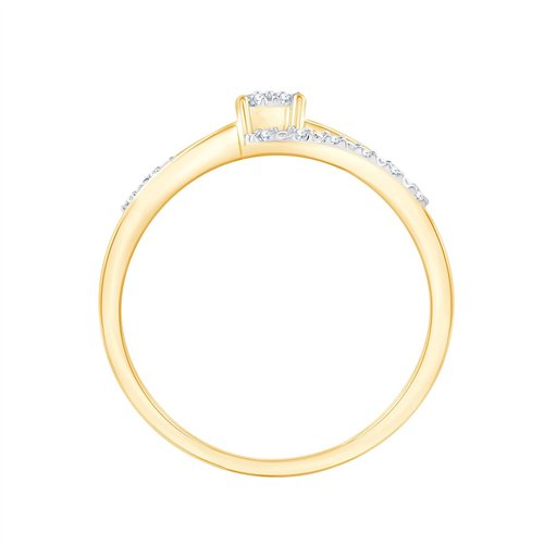 Bague diamant en or 9 carats