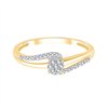 Bague diamant en or 9 carats