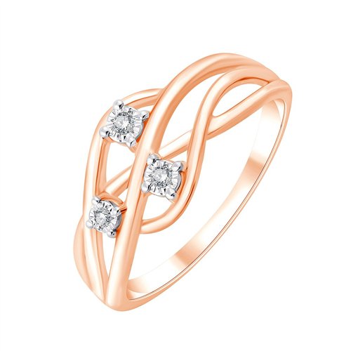 Bague diamant en or 9 carats