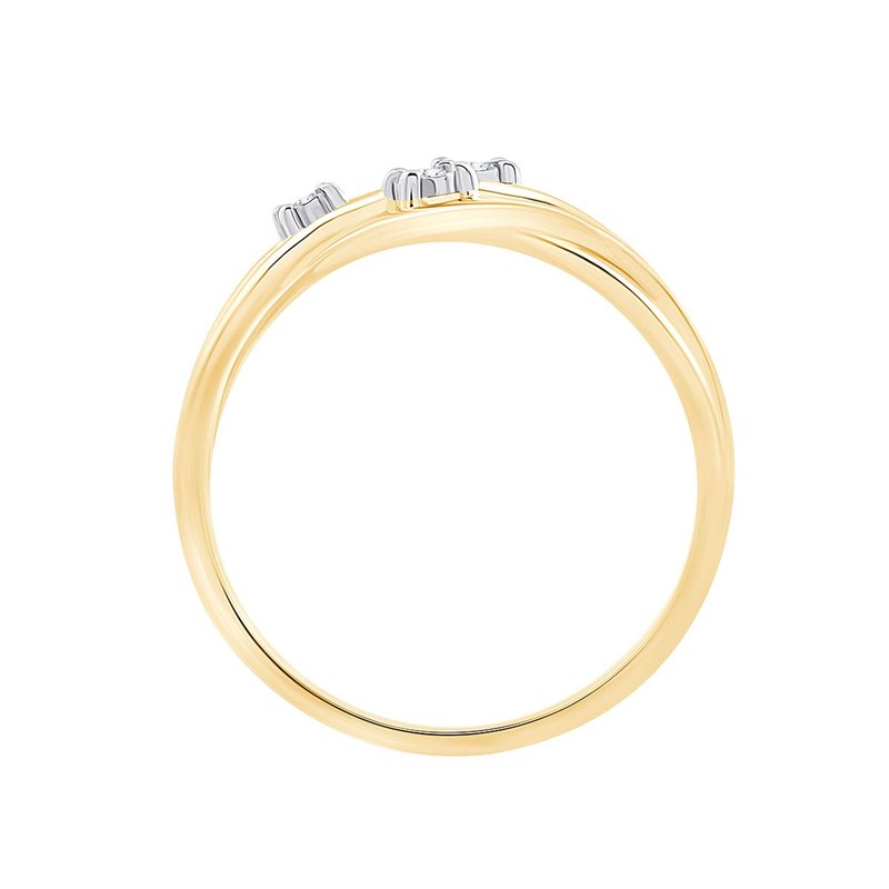 Bague diamant en or 9 carats