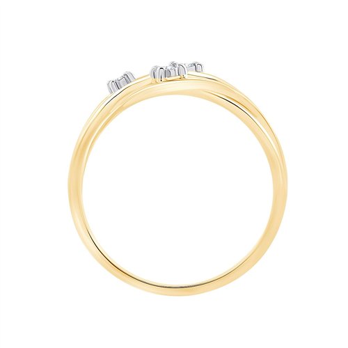 Bague diamant en or 9 carats