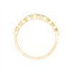 Bague serti clos diamant en or 9 carats