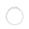 Bague serti clos diamant en or 9 carats