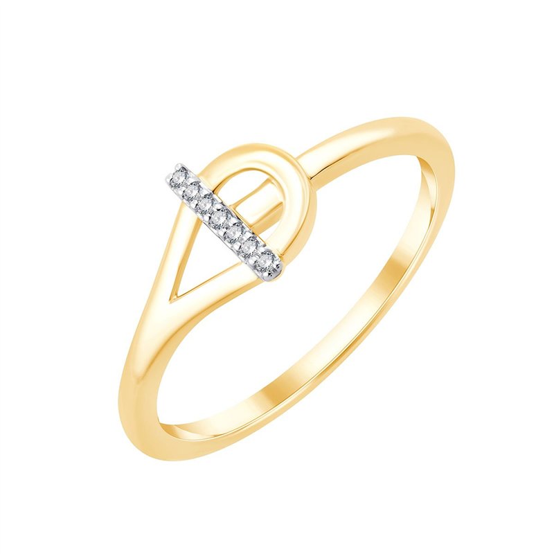 Bague diamant en or 9 carats