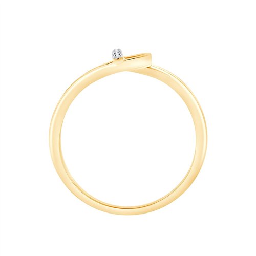 Bague diamant en or 9 carats
