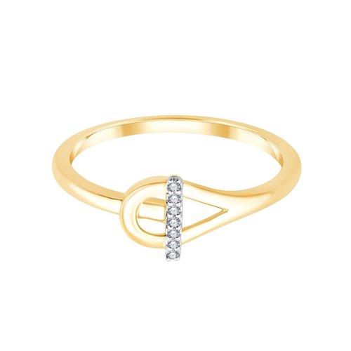 Bague diamant en or 9 carats