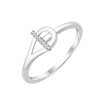 Bague diamant en or 9 carats