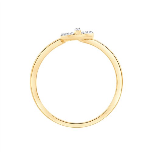 Bague diamant en or 9 carats