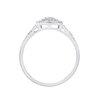 Bague trilogie diamant en or 9 carats