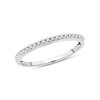 Demi Alliance serti clos diamant en or 9 carats