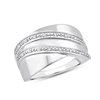 Bague diamant en or 9 carats