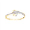 Bague diamant en or 9 carats