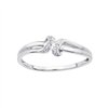 Bague toi et moi diamant en or 9 carats