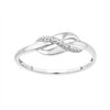 Bague toi et moi diamant en or 9 carats