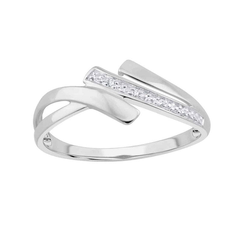 Bague diamant en or 9 carats