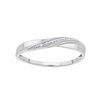 Bague serti clos diamant en or 9 carats