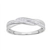 Bague toi et moi diamant en or 9 carats