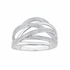 Bague serti clos diamant en or 9 carats