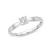 Solitaire diamant en or 9 carats