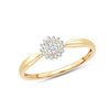 Bague diamant en or 9 carats