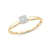 Bague diamant en or 9 carats