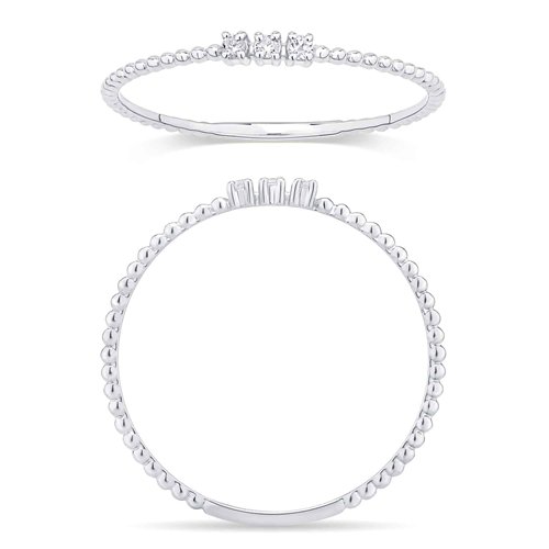 Bague toi et moi diamant en or 9 carats