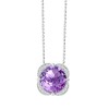 Collier Kalista toi et moi pierre fine et diamant en or 18 carats