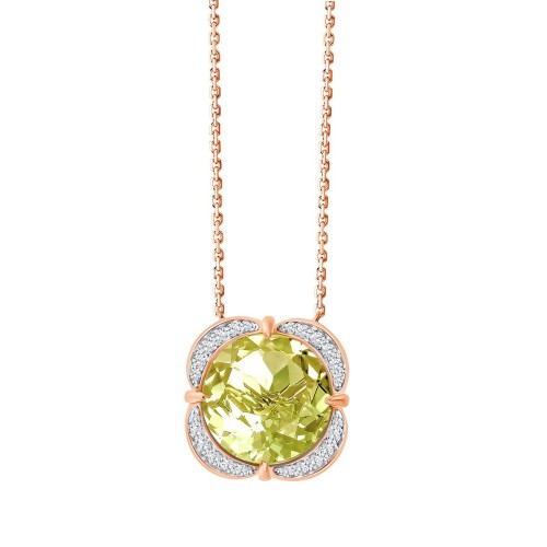 Collier Kalista pierre fine et diamant en or 18 carats