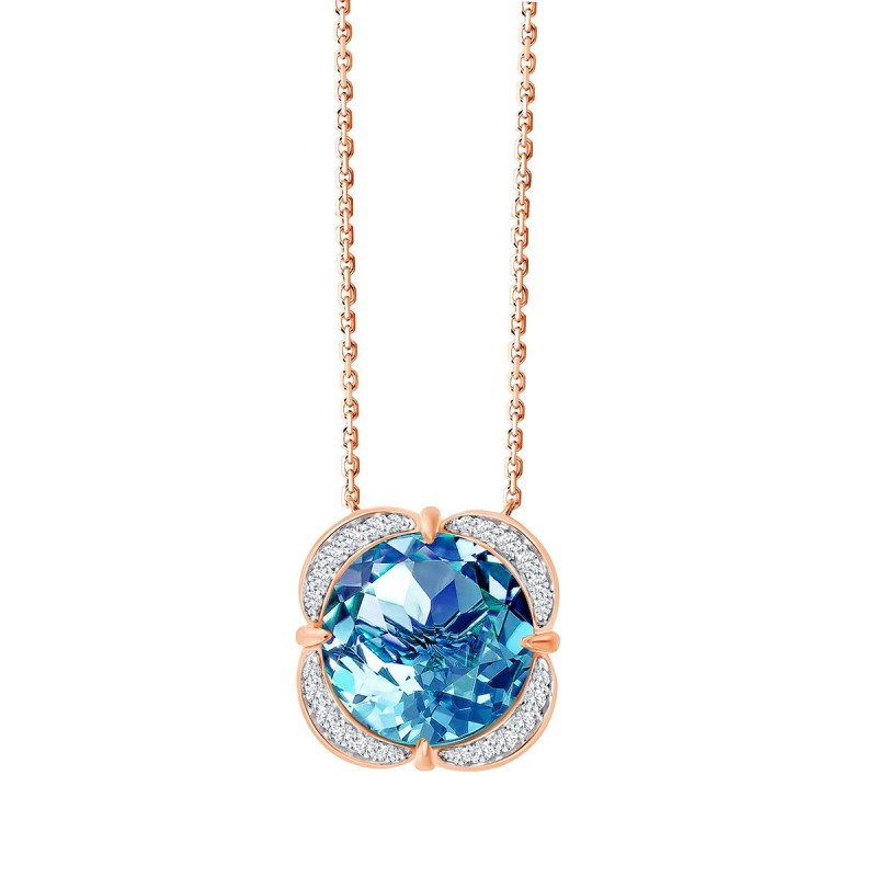 Collier Kalista pierre fine et diamant en or 18 carats