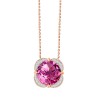 Collier Kalista toi et moi pierre fine et diamant en or 18 carats