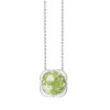 Collier Kalista serti clos pierre fine en or 18 carats