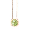 Collier Kalista serti clos pierre fine en or 18 carats