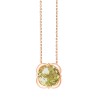 Collier Kalista serti clos pierre fine en or 18 carats