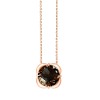 Collier Kalista serti clos pierre fine en or 18 carats