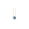 Collier Kalista serti clos pierre fine en or 18 carats