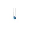 Collier Kalista serti clos pierre fine en or 18 carats