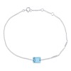Bracelet Lou pierre fine et émeraude en or 18 carats
