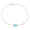 Bracelet Lou pierre fine et émeraude en or 18 carats
