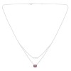 Collier Lou pierre fine et diamant en or 18 carats