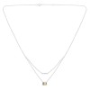 Collier Lou pierre fine et diamant en or 18 carats