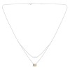 Collier Lou pierre fine et diamant en or 18 carats