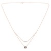 Collier Lou pierre fine et diamant en or 18 carats