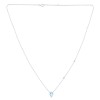 Collier Lou pierre fine et diamant en or 18 carats
