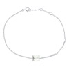 Bracelet Lou pierre fine et émeraude en or 9 carats
