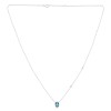 Collier Lou pierre fine et diamant en or 9 carats