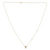 Collier Lou pierre fine et diamant en or 9 carats