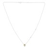 Collier Lou pierre fine et diamant en or 9 carats